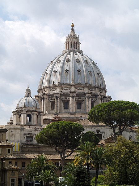 450px-Basilique_Saint-Pierre_Vatican_dome